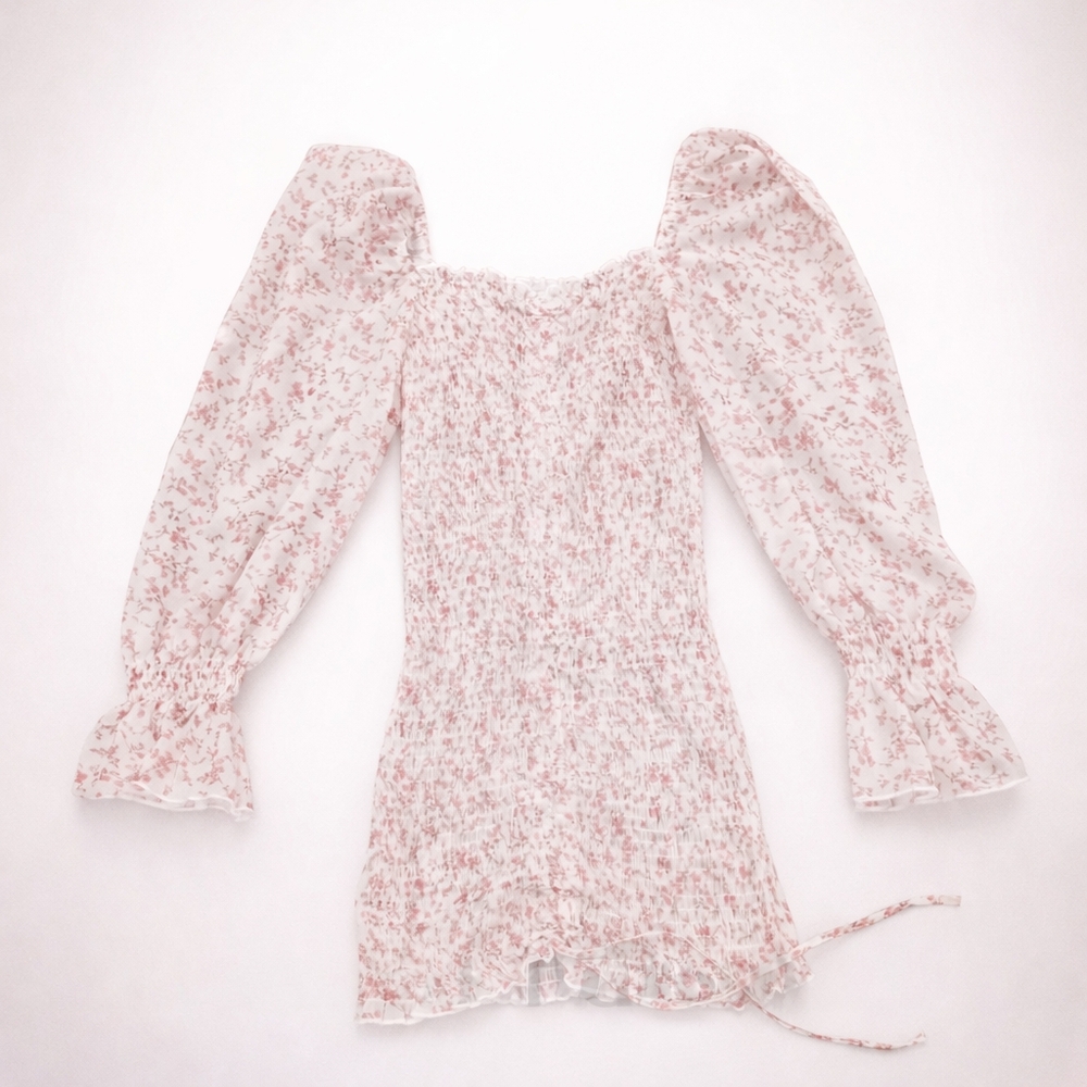 Princess Polly Pink and White Mini Dress - Picture 2 of 9